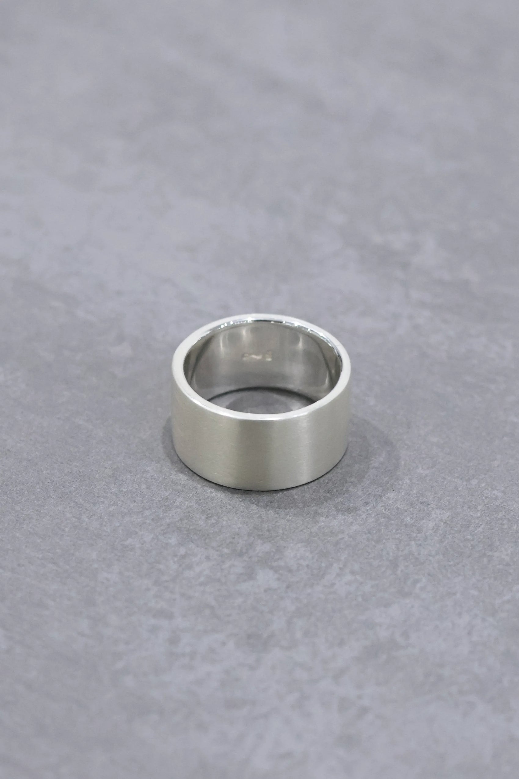 WAKAN SILVER SMITH - 12mm Matte ring  - SILVER
