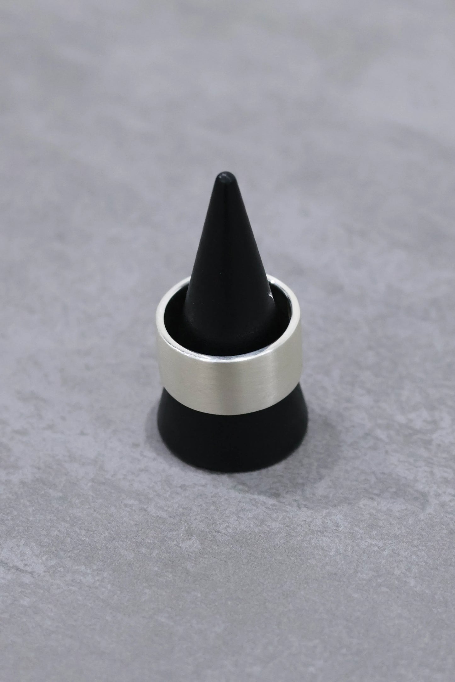 WAKAN SILVER SMITH - 12mm Matte ring  - SILVER