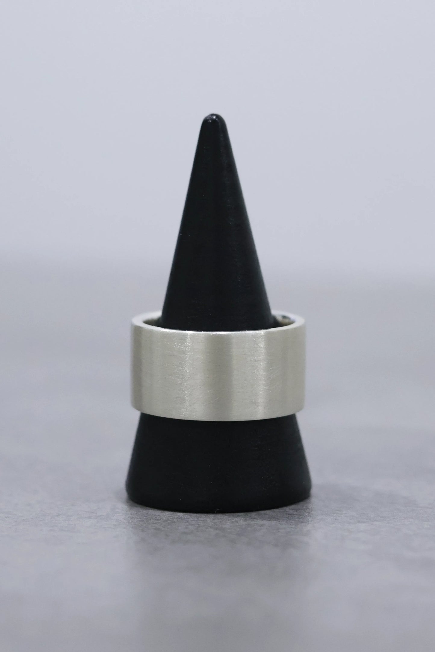 WAKAN SILVER SMITH - 12mm Matte ring  - SILVER