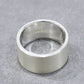 WAKAN SILVER SMITH - 12mm Matte ring  - SILVER
