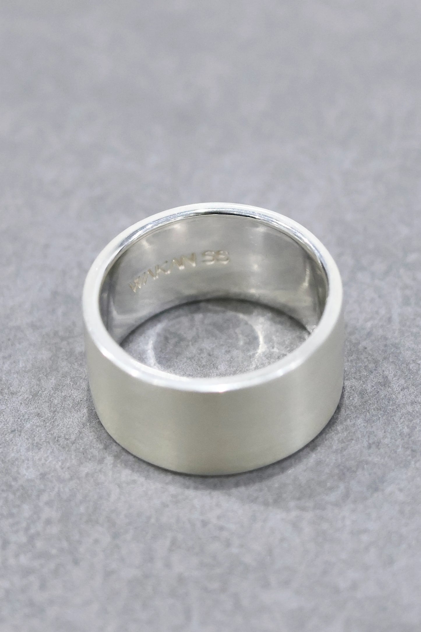 WAKAN SILVER SMITH - 12mm Matte ring  - SILVER