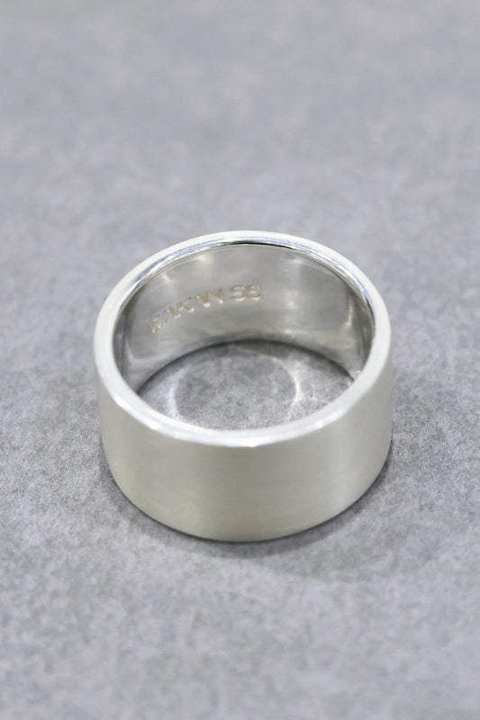 WAKAN SILVER SMITH - 12mm Matte ring  - SILVER