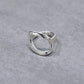 WAKAN SILVER SMITH - See through curve ring M  - SILVER