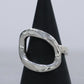 WAKAN SILVER SMITH - See through curve ring M  - SILVER