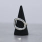 WAKAN SILVER SMITH - See through curve ring M  - SILVER