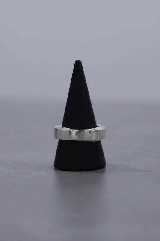 WAKAN SILVER SMITH - Side twist ring M - SILVER