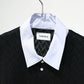 TANAKA - JERSEY CARDIGAN - BLACK HERRINGBONE