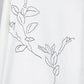 TANAKA - THE BOXY TEE - WHITE(EMBROIDERY)