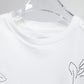 TANAKA - THE BOXY TEE - WHITE(EMBROIDERY)