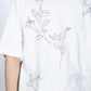 TANAKA - THE BOXY TEE - WHITE(EMBROIDERY)