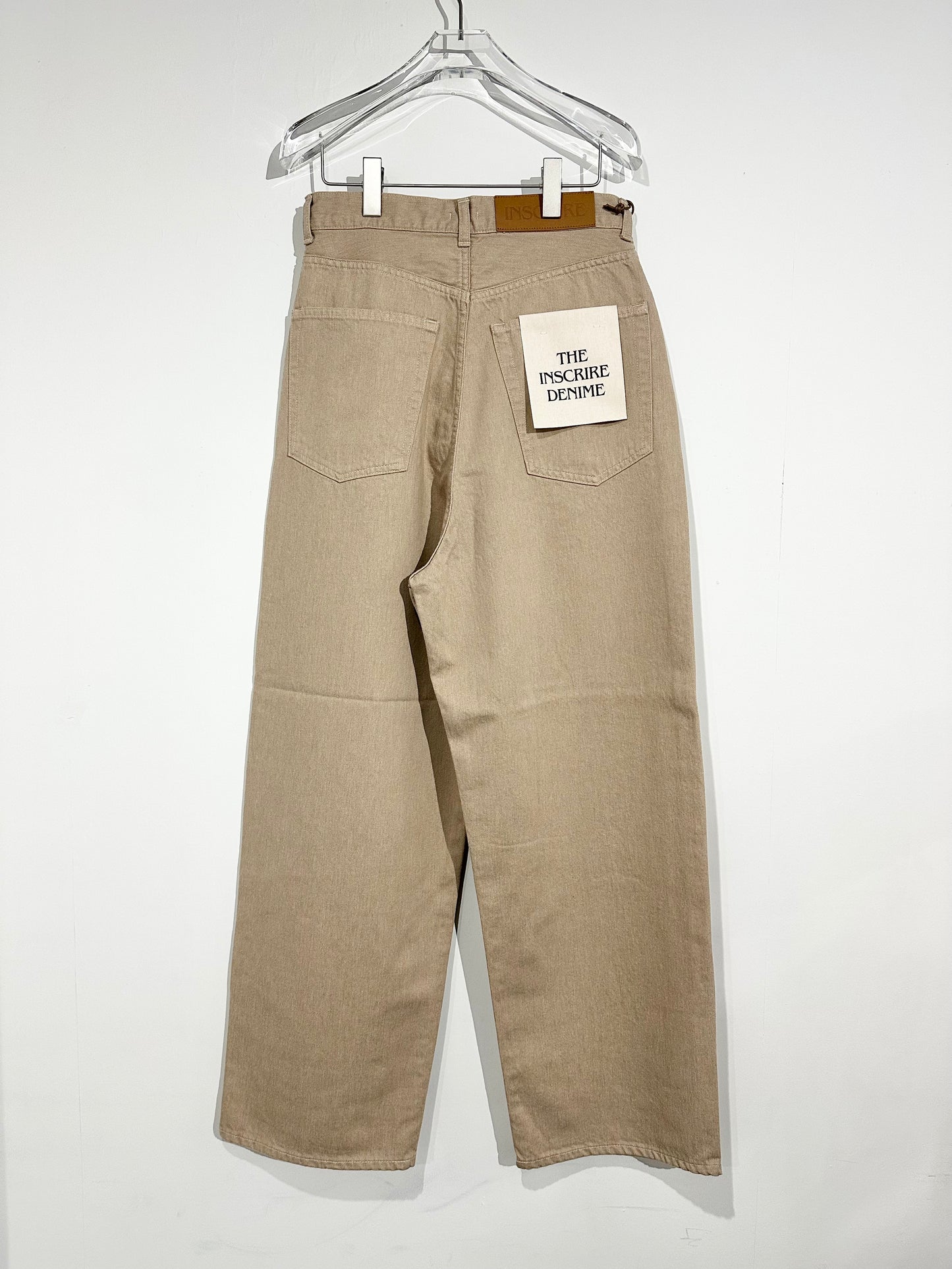 INSCRIRE Color Denim Balloon Pants - BEIGE – un INSCRIRE Color Denim Balloon Pants - BEIGE – un