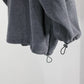 INSCRIRE - Fleece Loose Fit Track Jacket - DK.GREY