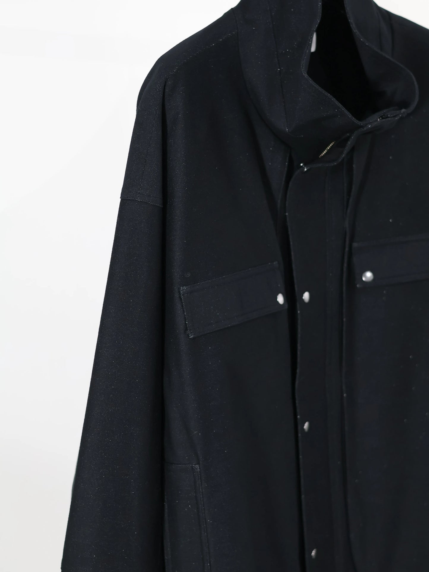 KANEMASA PHIL. - 36G Glittery Double Blouson - BLACK(Night Black)