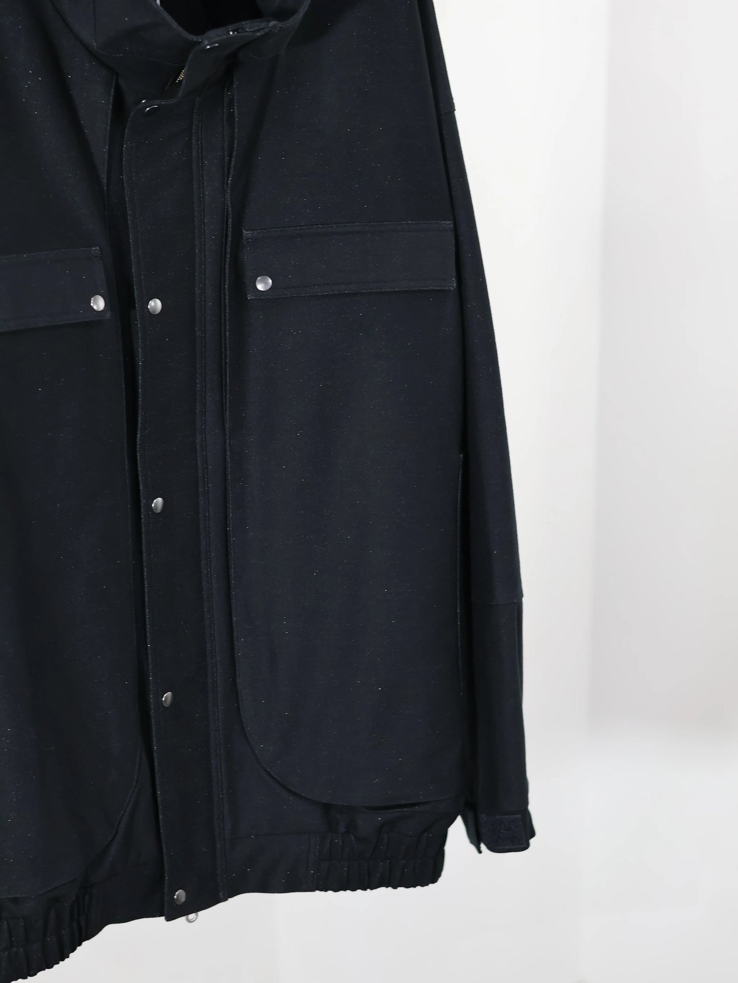 KANEMASA PHIL. - 36G Glittery Double Blouson - BLACK(Night Black)