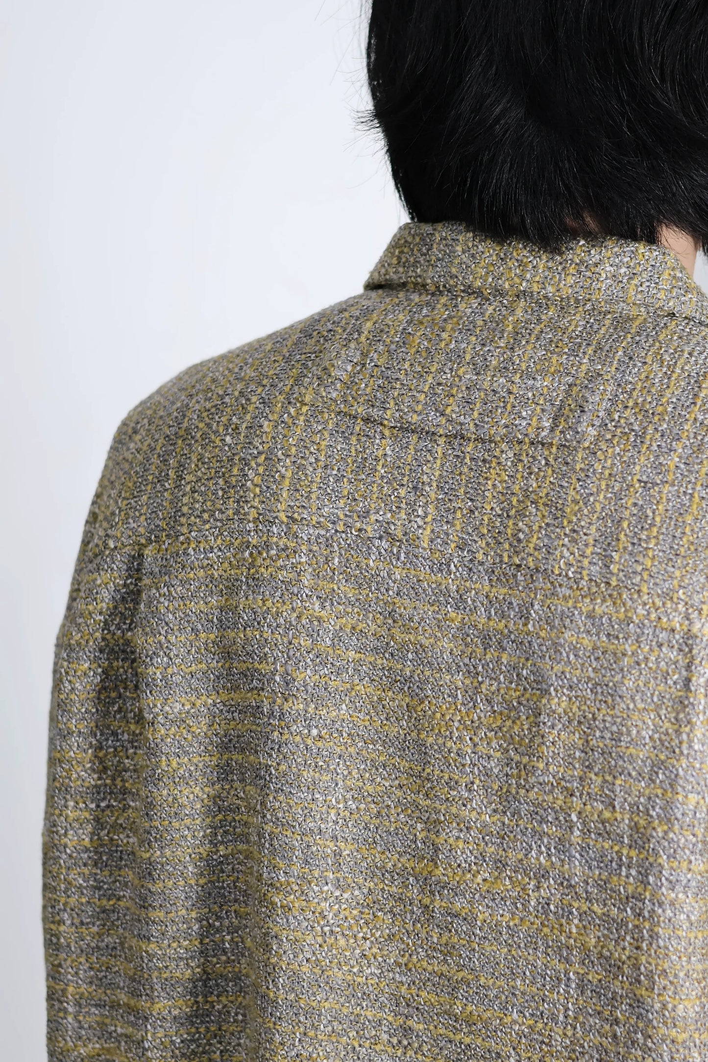 TANAKA - OVERSHIRT - YELLOW TWEED