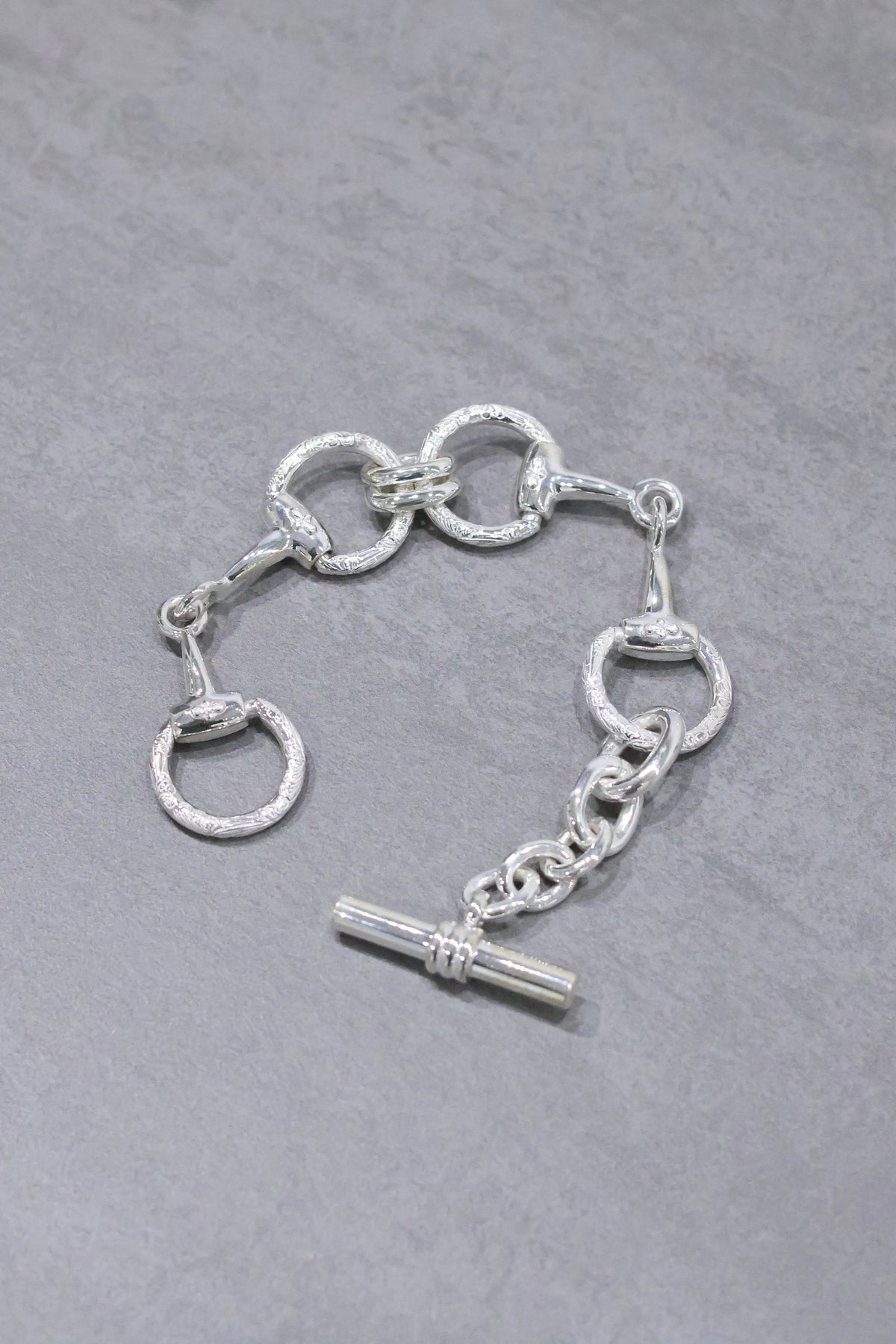 WAKAN SILVER SMITH - Horse bit bracelet (double) - BN-080 – un WAKAN SILVER SMITH - Horse bit bracelet (double) - BN-080 – un