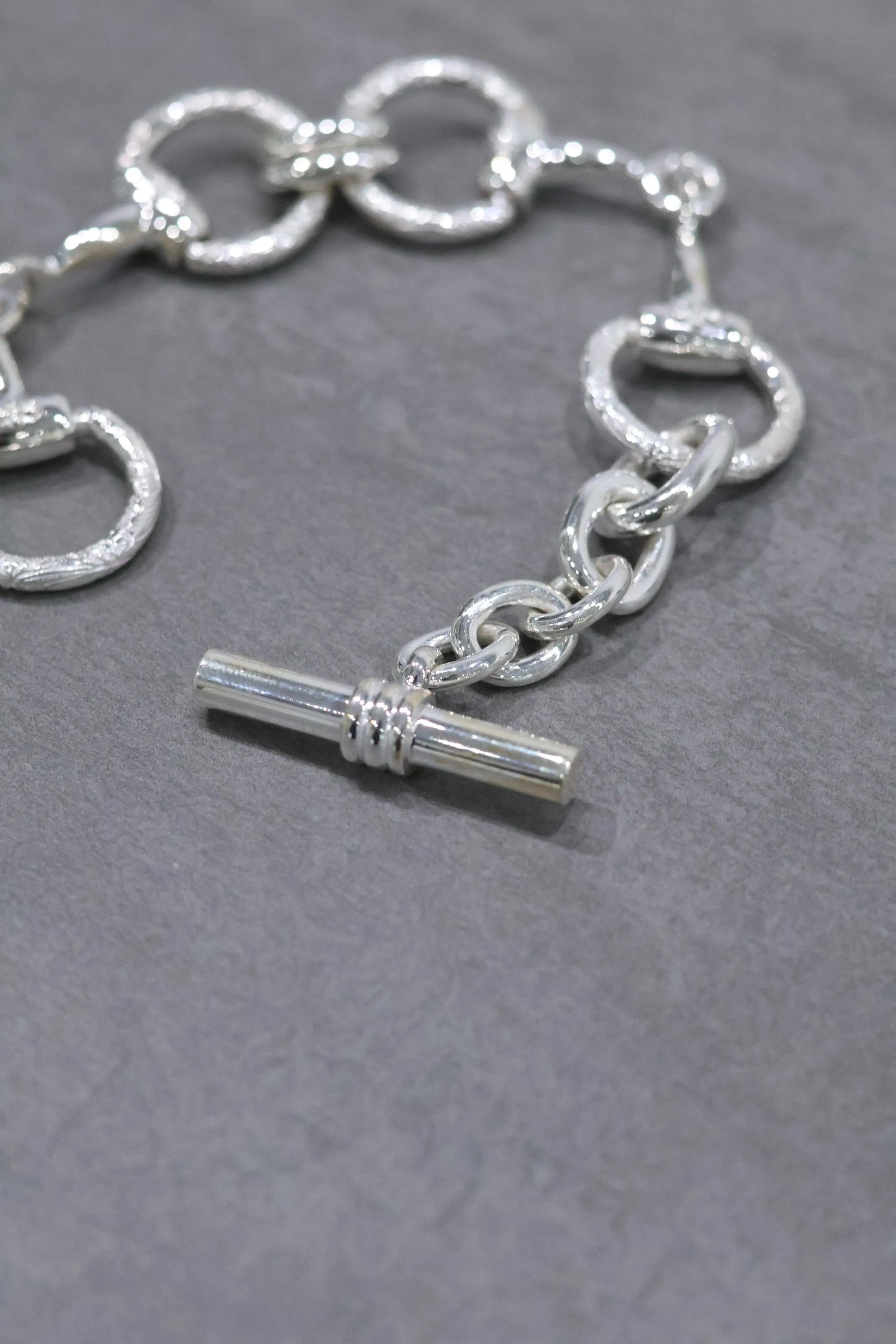 WAKAN SILVER SMITH - Horse bit bracelet (double) - SILVER
