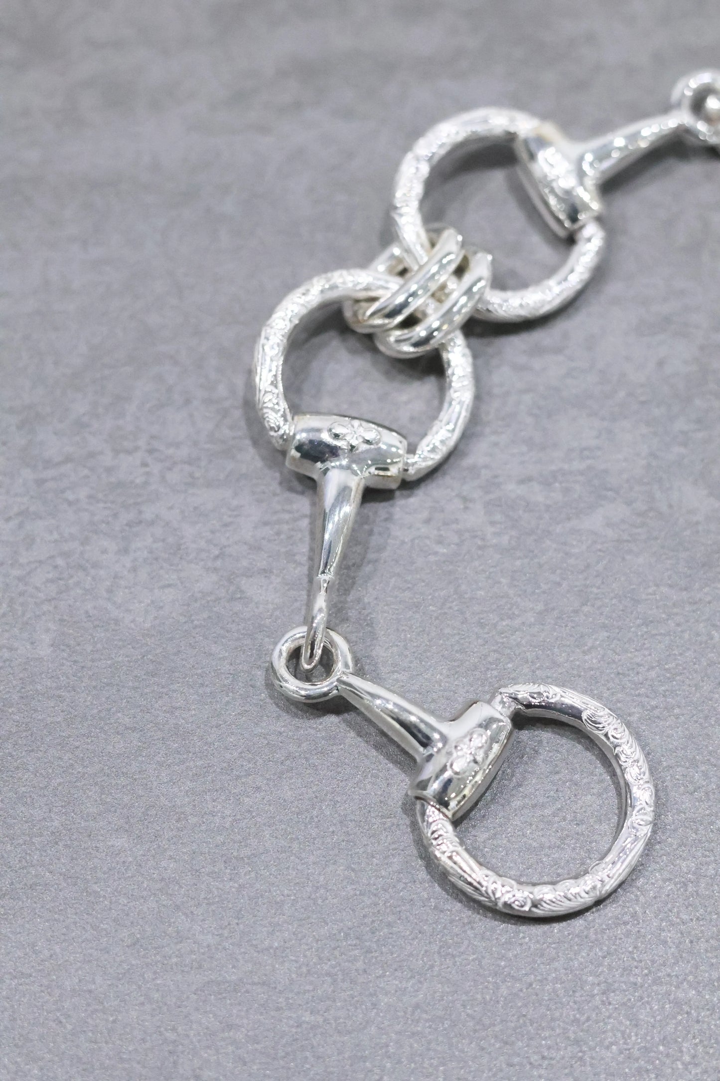 WAKAN SILVER SMITH - Horse bit bracelet (double) - SILVER
