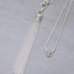 WAKAN SILVER SMITH - Tassel necklace L - SILVER