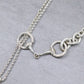 WAKAN SILVER SMITH - Horse bit 3way necklace - SILVER