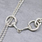 WAKAN SILVER SMITH - Horse bit 3way necklace - SILVER
