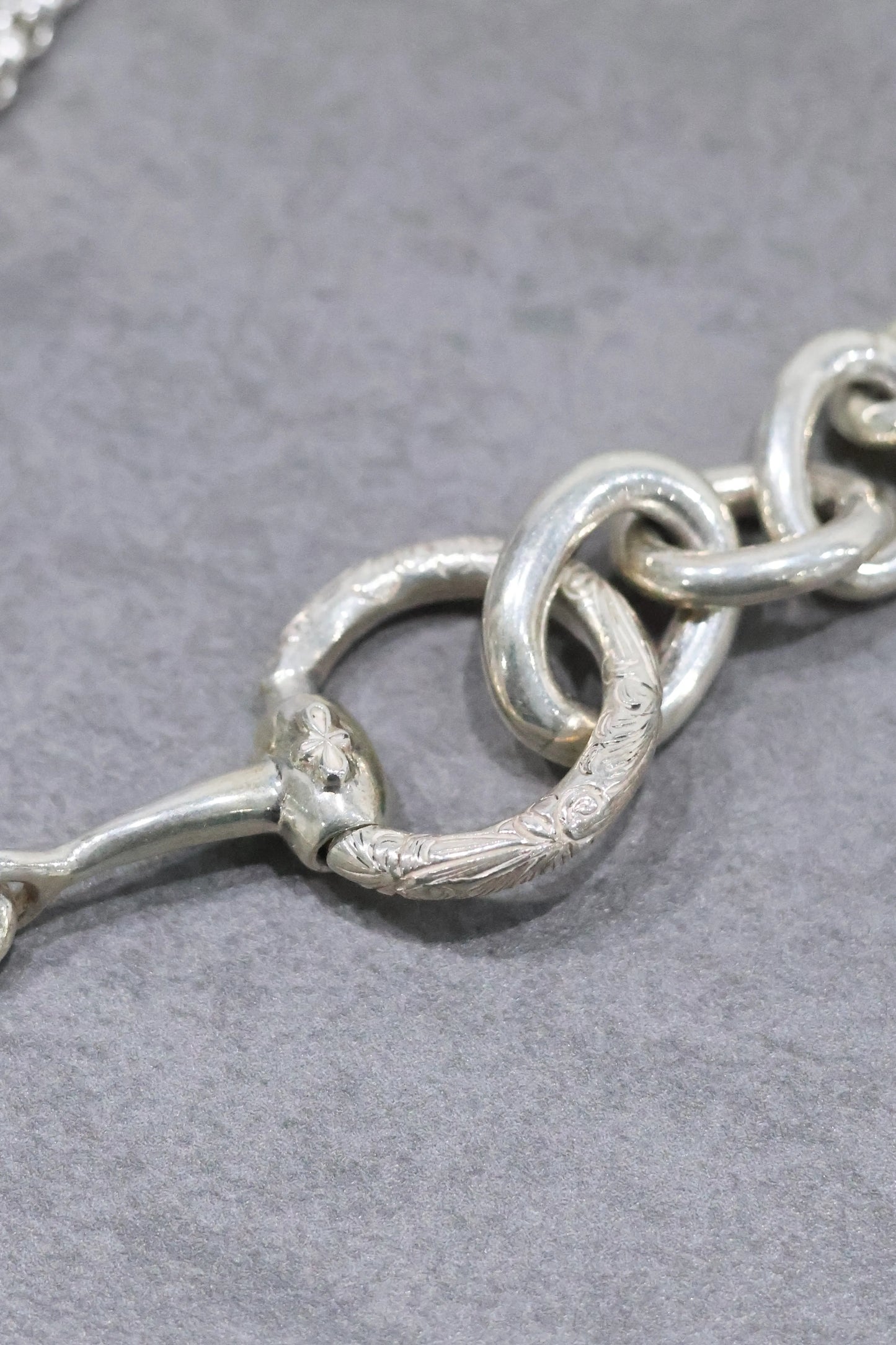 WAKAN SILVER SMITH - Horse bit 3way necklace - SILVER