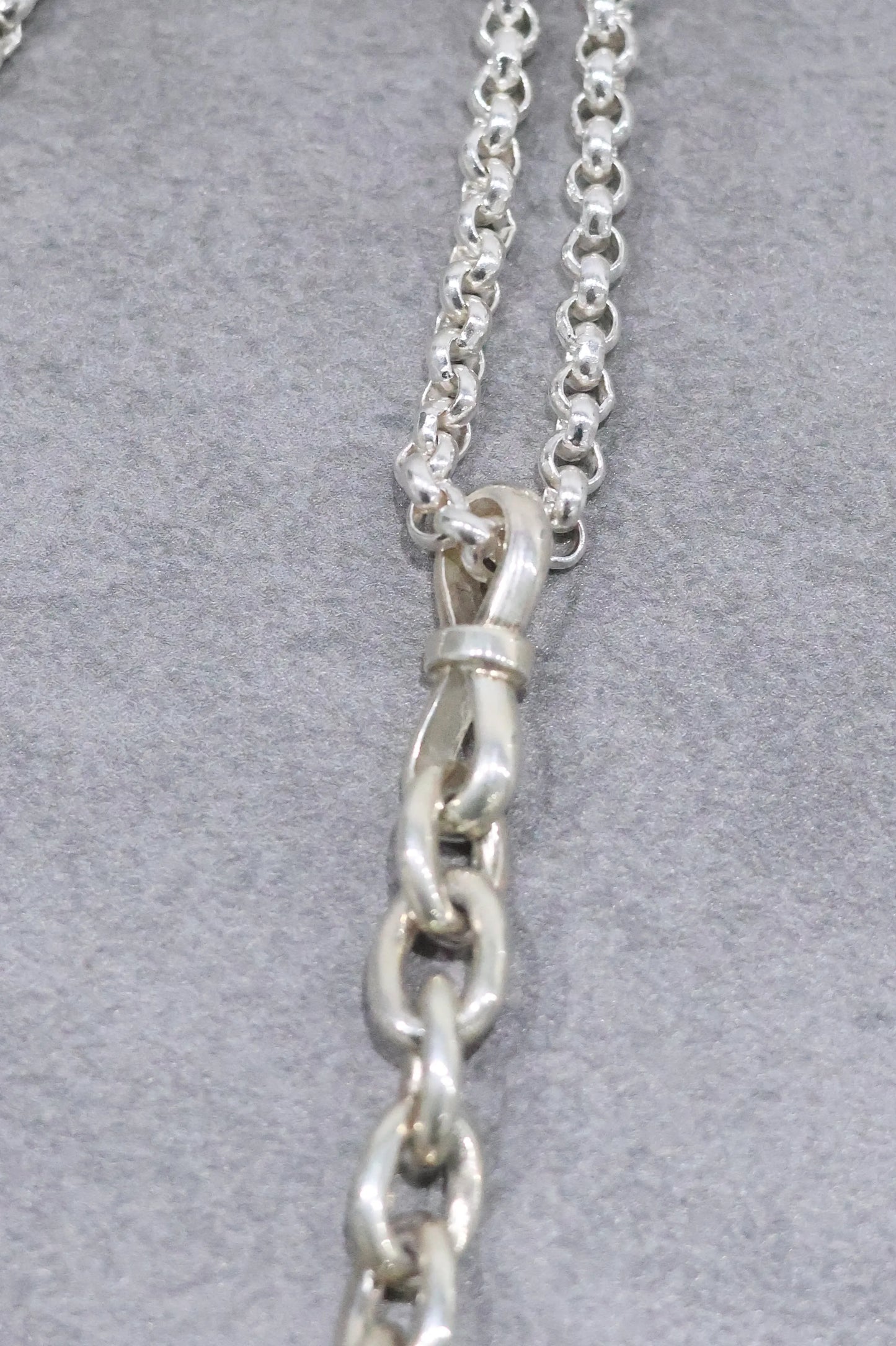 WAKAN SILVER SMITH - Horse bit 3way necklace - SILVER