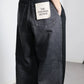 INSCRIRE - Hybrid Sweat Denim Pants - BLACK × BLACK