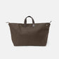 SimplyComplicated - JUTE CANVAS TOTE BAG - DK. BROWN