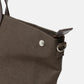 SimplyComplicated - JUTE CANVAS TOTE BAG - DK. BROWN