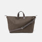 SimplyComplicated - JUTE CANVAS TOTE BAG - DK. BROWN