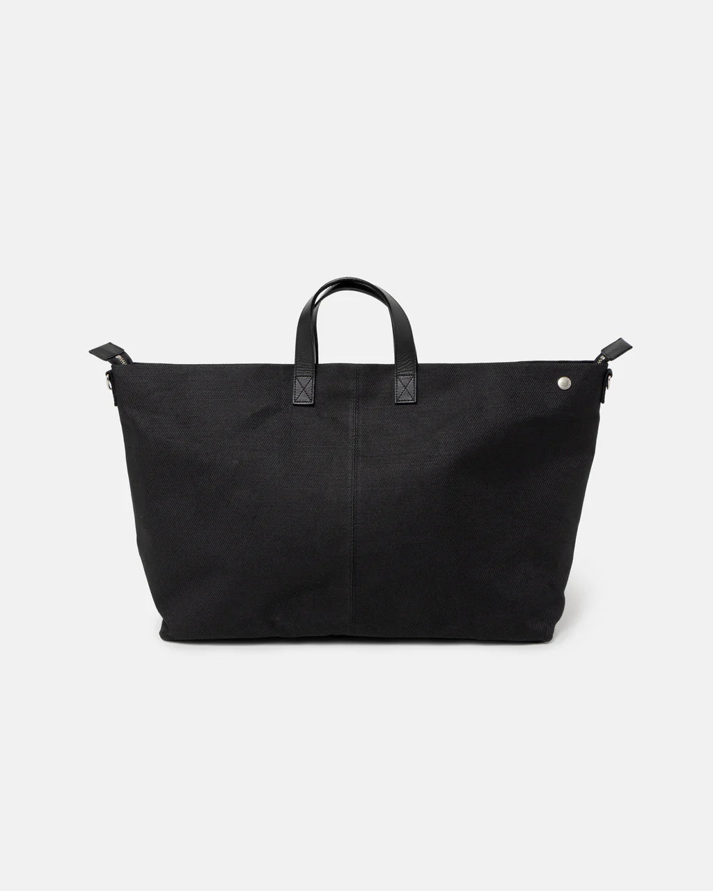 SimplyComplicated - JUTE CANVAS TOTE BAG - BLACK