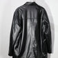 INSCRIRE - Leather Jacket - BLACK
