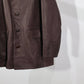 JOHN MASON SMITH / JANE SMITH - COW LEATHER CAR COAT - BROWN