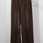 JOHN MASON SMITH / JANE SMITH - 8W COTTON CORDUROY TUCK 5 POCKET PANTS - BROWN