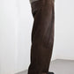 JOHN MASON SMITH / JANE SMITH - 8W COTTON CORDUROY TUCK 5 POCKET PANTS - BROWN