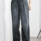 JOHN MASON SMITH / JANE SMITH - 8W COTTON CORDUROY TUCK 5 POCKET PANTS - GRAY