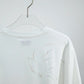 TANAKA - THE BOXY TEE - WHITE(EMBROIDERY-N)