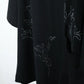 TANAKA - THE BOXY TEE - BLACK(EMBROIDERY-M)