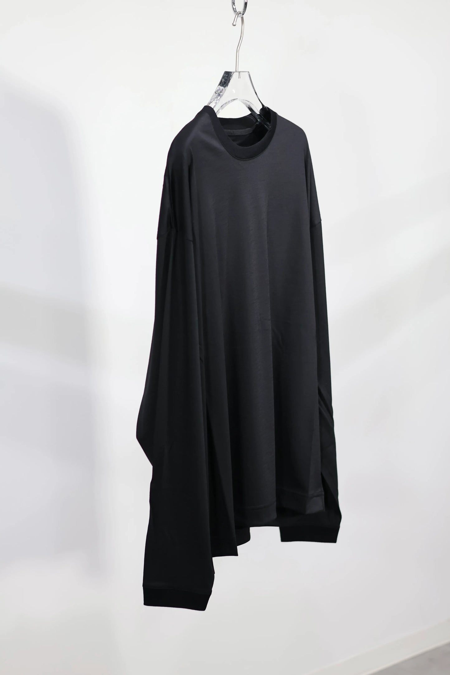 KANEMASA PHIL. - 36G Wool LS Tee - BLACK