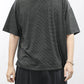 KANEMASA PHIL. - 32G Wool Stripe SS Tee - BLACK