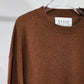 house of naked - INNER MONGORIAN CASHMERE CREWNECK PULLOVER I - OLIVE BROWN