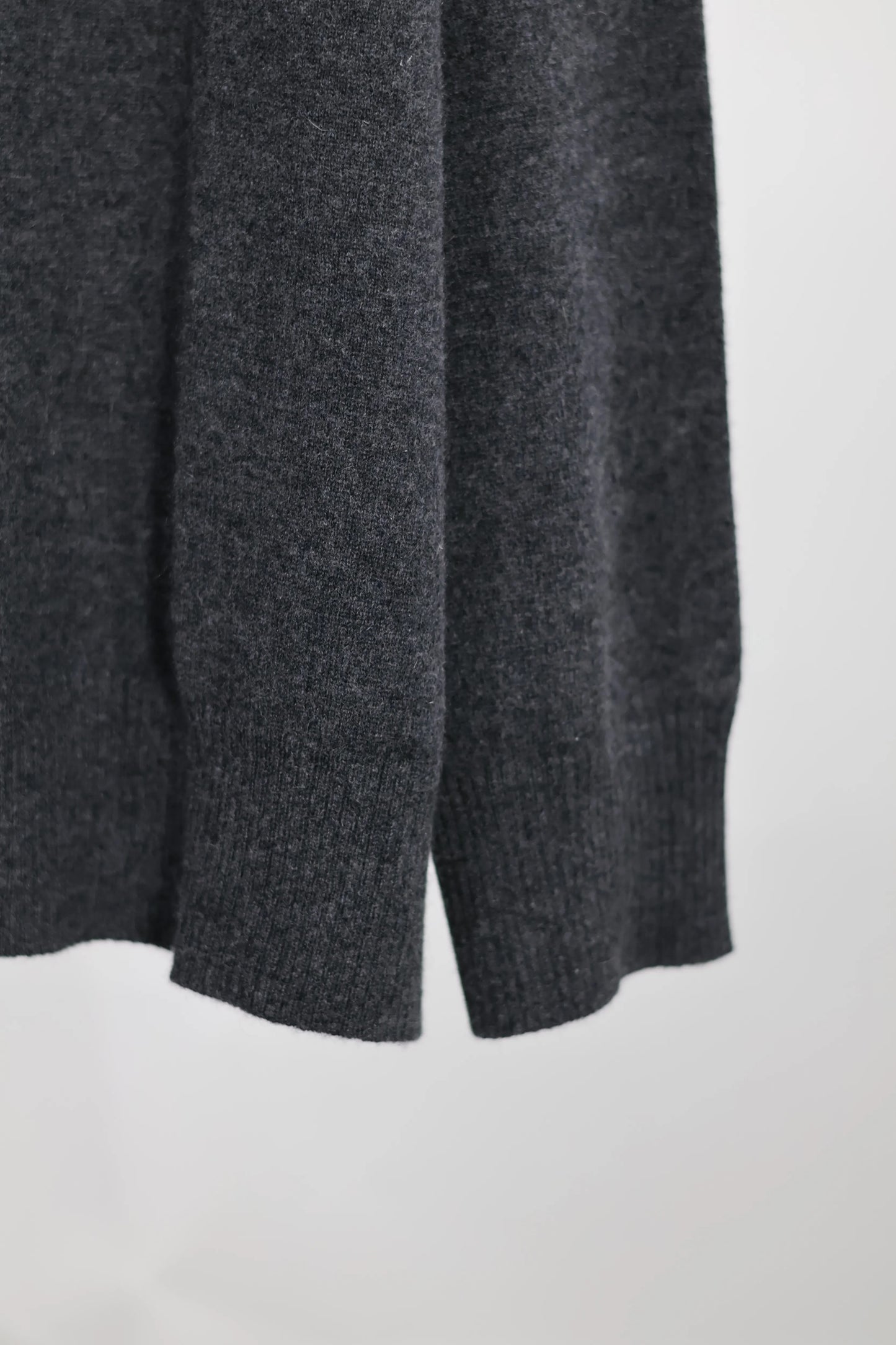 house of naked - INNER MONGORIAN CASHMERE CARDIGAN I - CHARCOAL GRAY