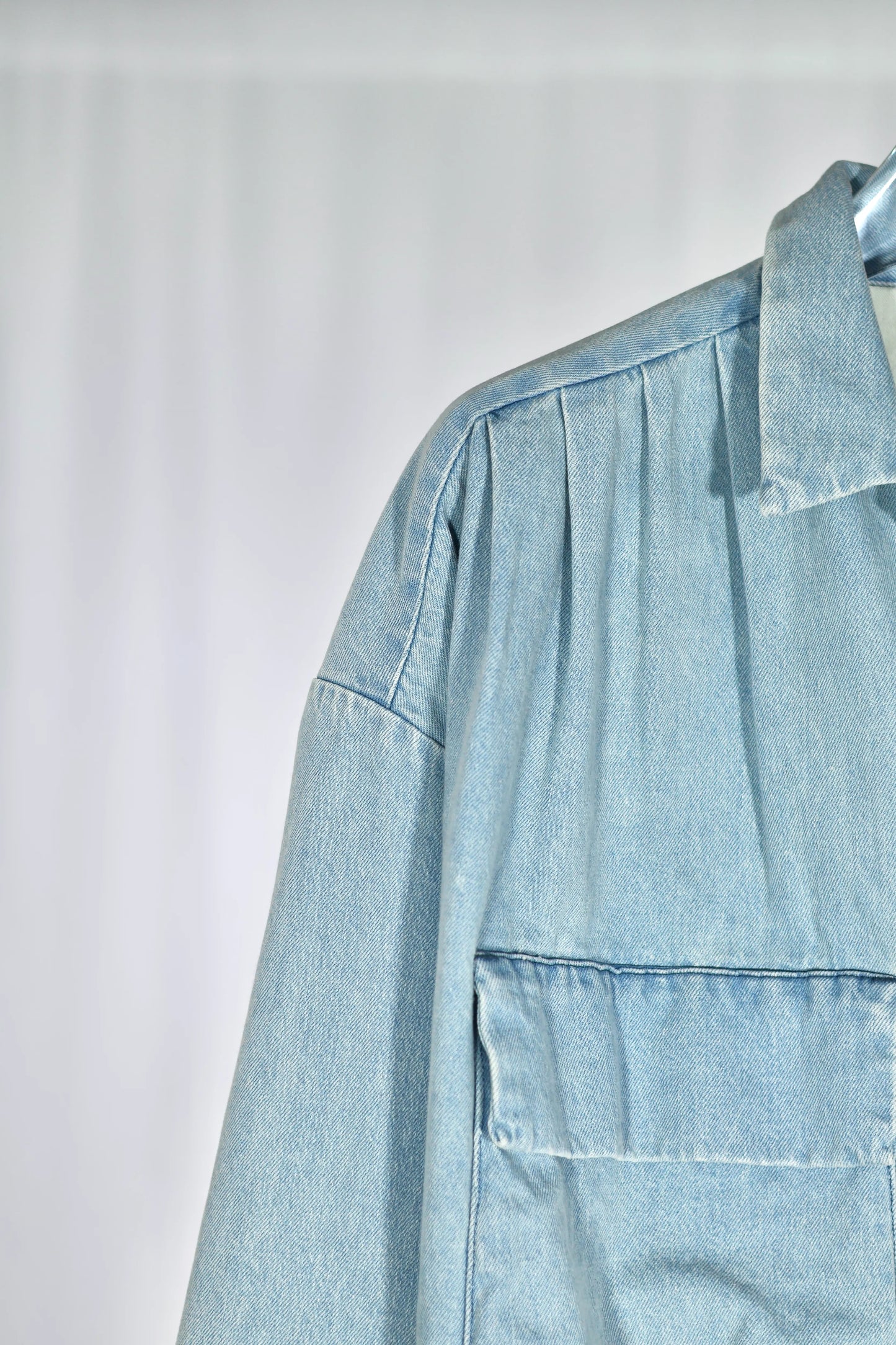 TANAKA - OVERSHIRT - ASH BLUE