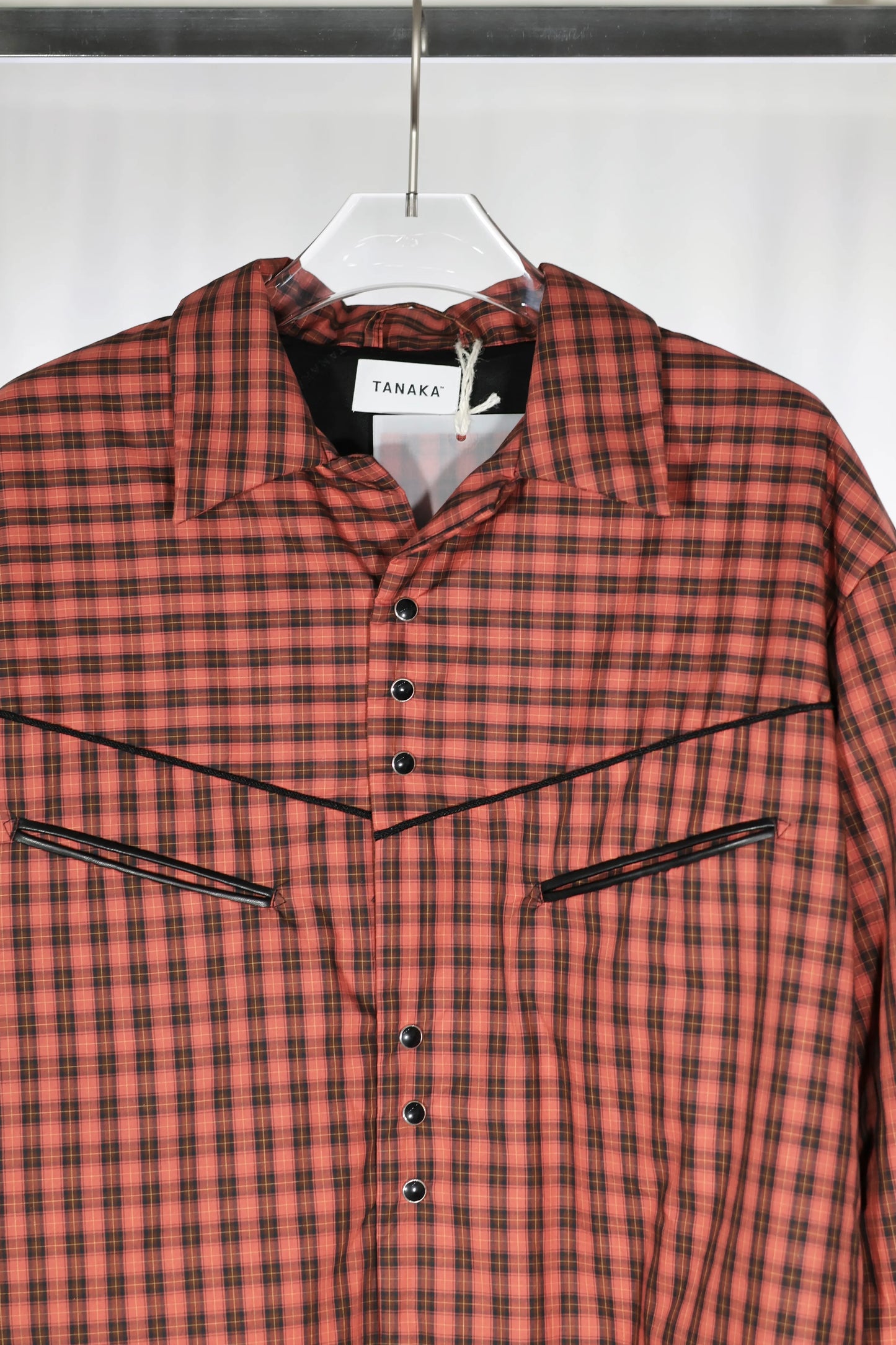 TANAKA - PADDED WESTERN SHIRT - RED CHECK