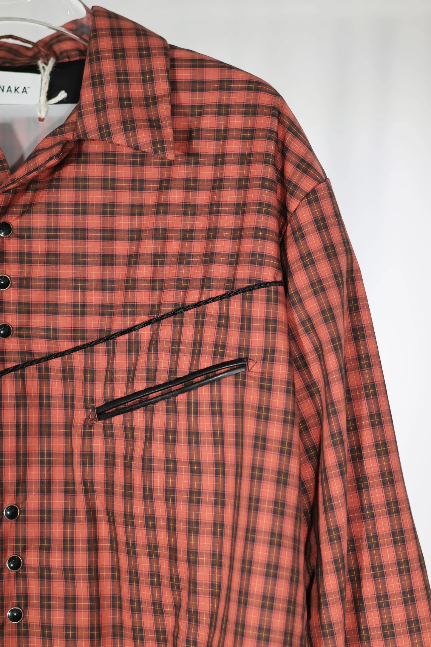 TANAKA - PADDED WESTERN SHIRT - RED CHECK