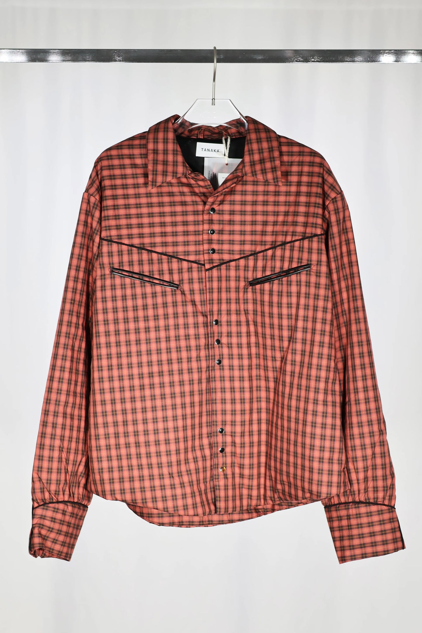 TANAKA - PADDED WESTERN SHIRT - RED CHECK