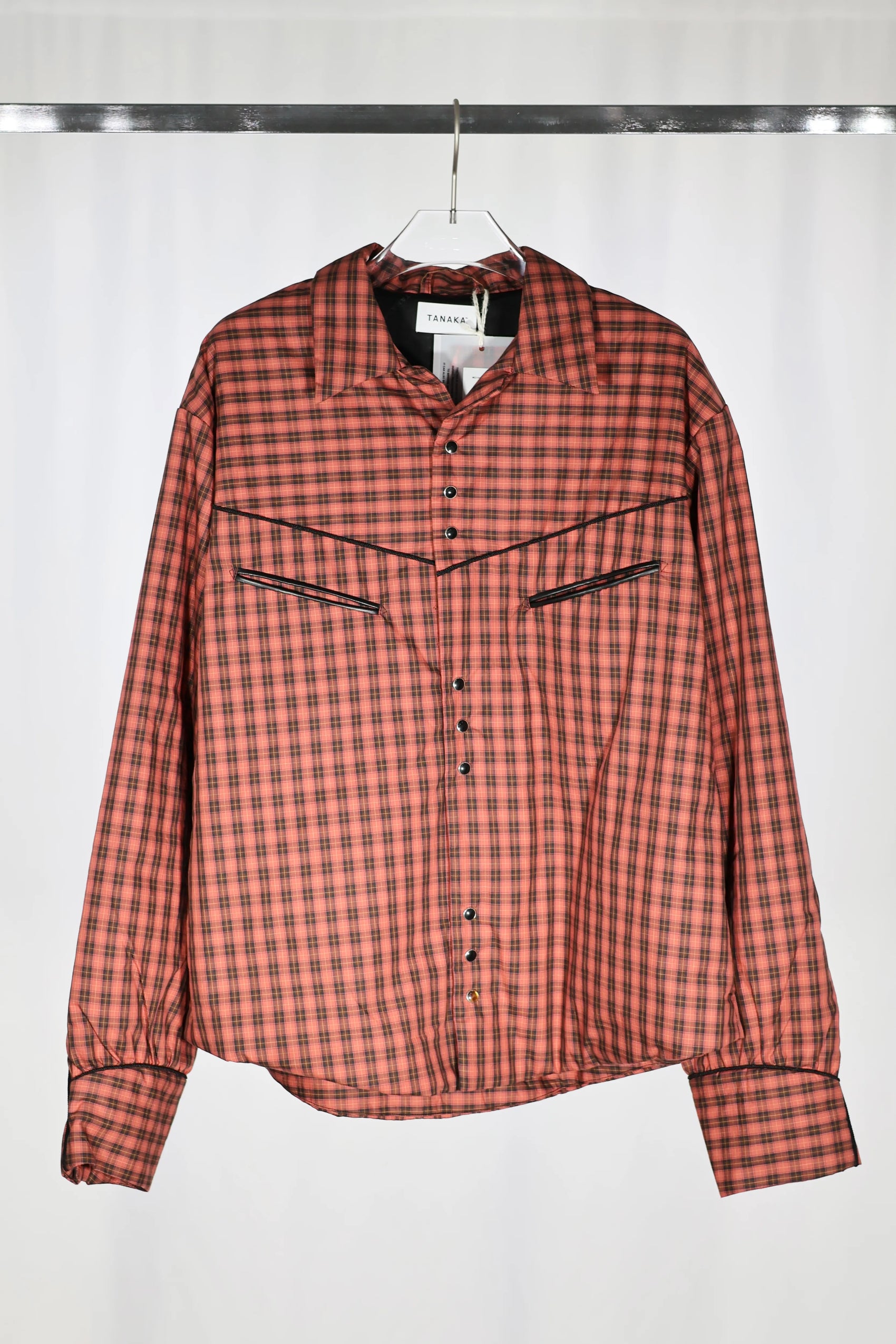 TANAKA - PADDED WESTERN SHIRT - RED CHECK