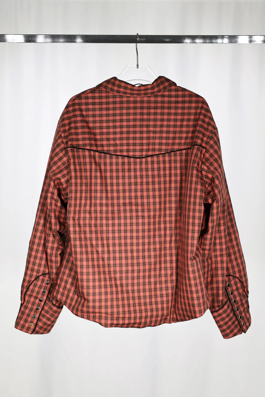 TANAKA - PADDED WESTERN SHIRT - RED CHECK