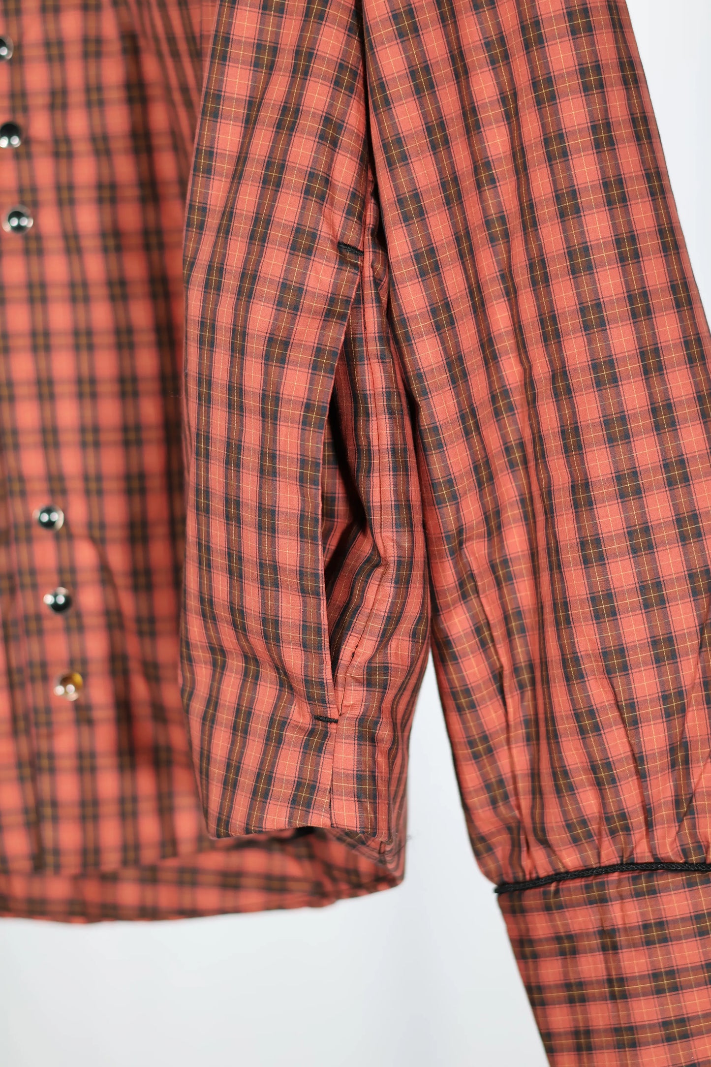 TANAKA - PADDED WESTERN SHIRT - RED CHECK